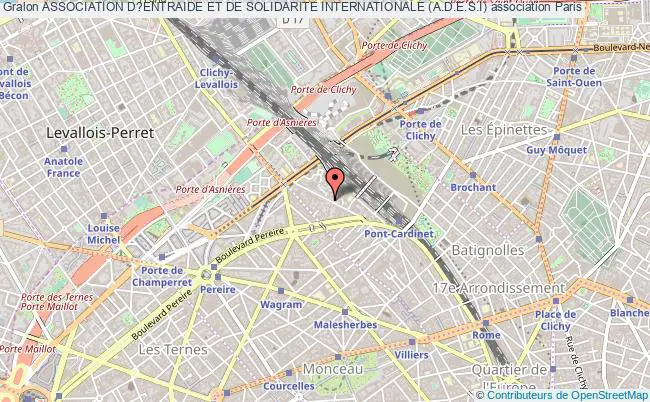 plan association Association D?entraide Et De Solidarite Internationale (a.d.e.s.i) Paris