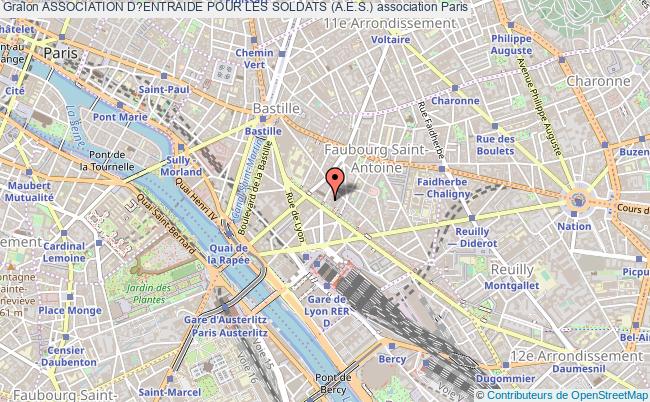 plan association Association D?entraide Pour Les Soldats (a.e.s.) Paris