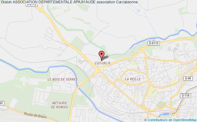 plan association Association Departementale Apajh Aude Carcassonne