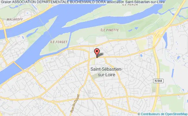 plan association Association Departementale Buchenwald Dora Saint-Sébastien-sur-Loire