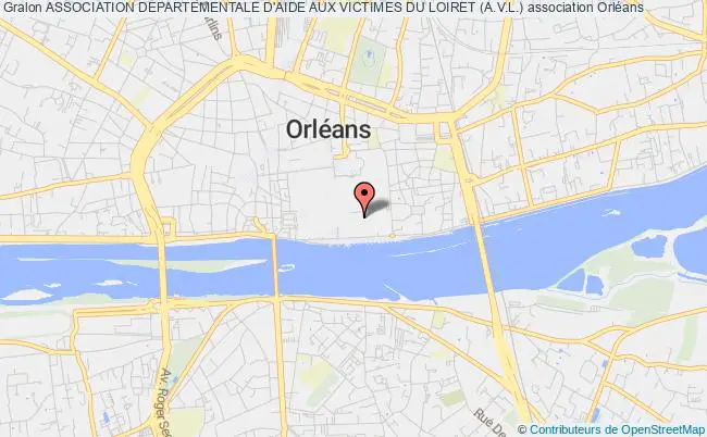 plan association Association Departementale D'aide Aux Victimes Du Loiret (a.v.l.) Orléans