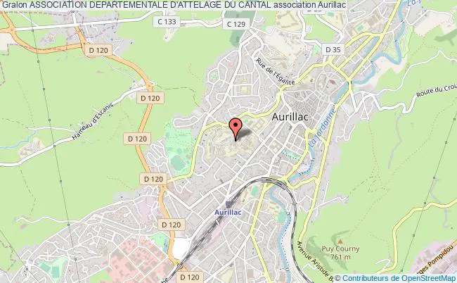 plan association Association Departementale D'attelage Du Cantal Aurillac