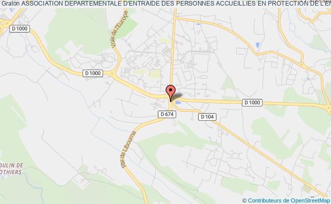 plan association Association Departementale D'entraide Des Personnes Accueillies En Protection De L'enfance De La Charente (a.d.e.p.a.p.e.) Angoulême Cedex