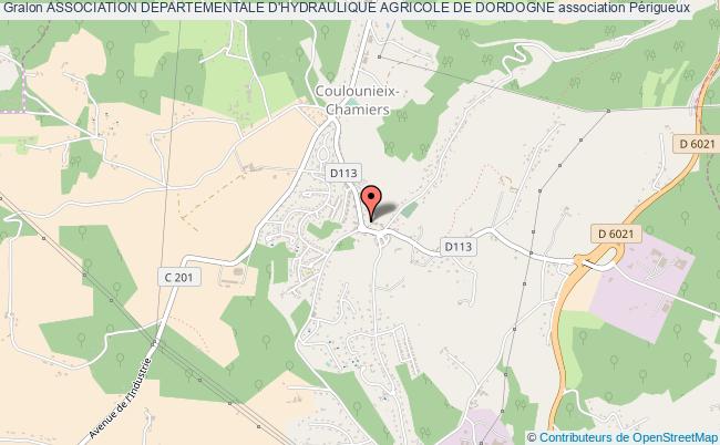 plan association Association Departementale D'hydraulique Agricole De Dordogne Périgueux