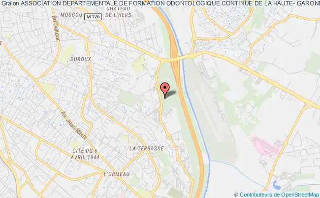 plan association Association Departementale De Formation Odontologique Continue De La Haute- Garonne Toulouse