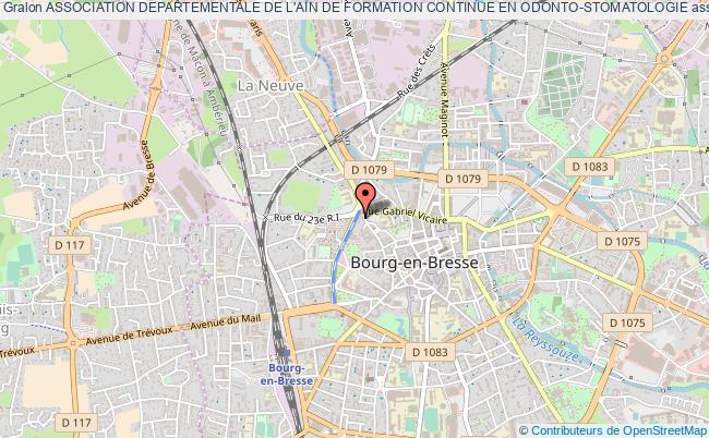 plan association Association Departementale De L'ain De Formation Continue En Odonto-stomatologie Bourg-en-Bresse