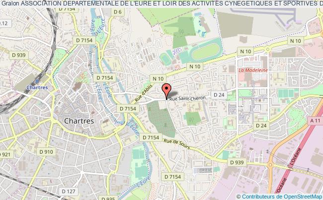 plan association Association Departementale De L'eure Et Loir Des Activites Cynegetiques Et Sportives De Nature Chartres