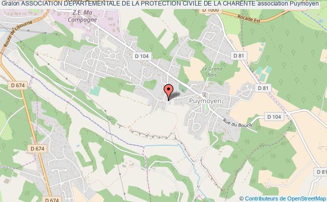 plan association Association Departementale De La Protection Civile De La Charente Puymoyen