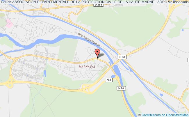 plan association Association Departementale De La Protection Civile De La Haute-marne - Adpc 52 Saint-Dizier