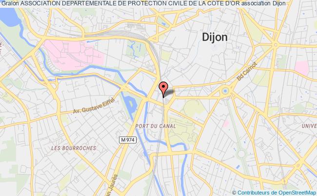 plan association Association Departementale De Protection Civile De La Cote D'or Dijon