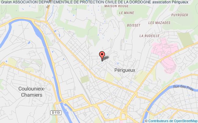 plan association Association Departementale De Protection Civile De La Dordogne Périgueux