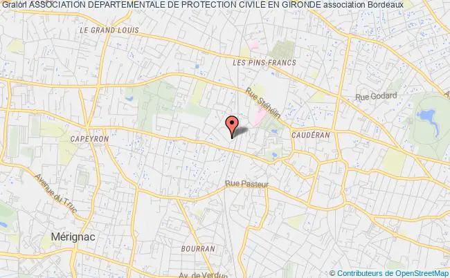 plan association Association Departementale De Protection Civile En Gironde Bordeaux