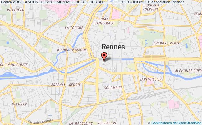 plan association Association Departementale De Recherche Et D'etudes Sociales Rennes
