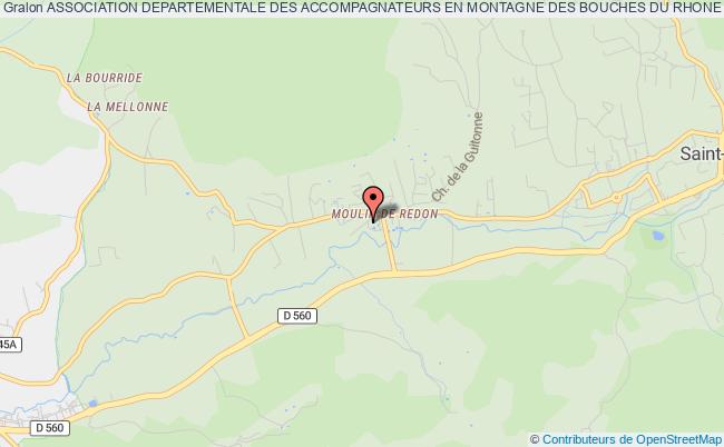 plan association Association Departementale Des Accompagnateurs En Montagne Des Bouches Du Rhone (adam13) Auriol