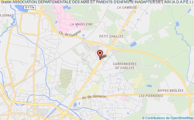 plan association Association Departementale Des Amis Et Parents D'enfants Inadaptes De L'ain (a.d.a.p.e.i.) 