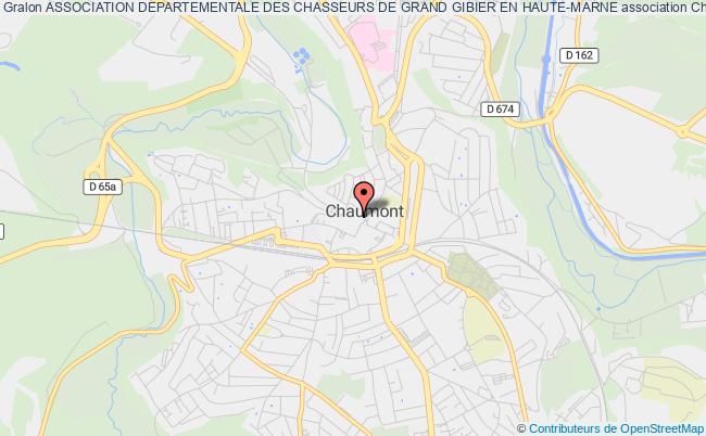 plan association Association Departementale Des Chasseurs De Grand Gibier En Haute-marne Chaumont