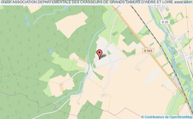 plan association Association Departementale Des Chasseurs De Grands Gibiers D'indre Et Loire Chambourg-sur-Indre