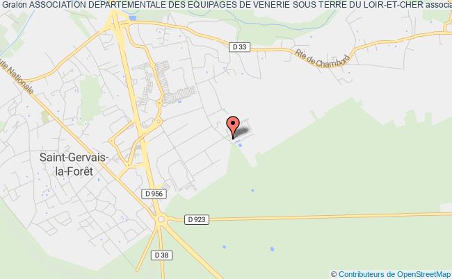 plan association Association Departementale Des Equipages De Venerie Sous Terre Du Loir-et-cher Vineuil
