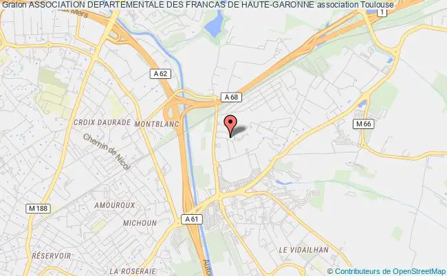plan association Association Departementale Des Francas De Haute-garonne Toulouse