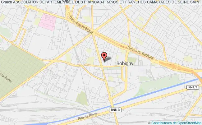 plan association Association Departementale Des Francas-francs Et Franches Camarades De Seine Saint Denis Bobigny
