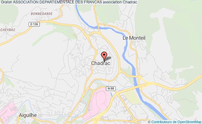 plan association Association Departementale Des Francas Vals-près-le-Puy