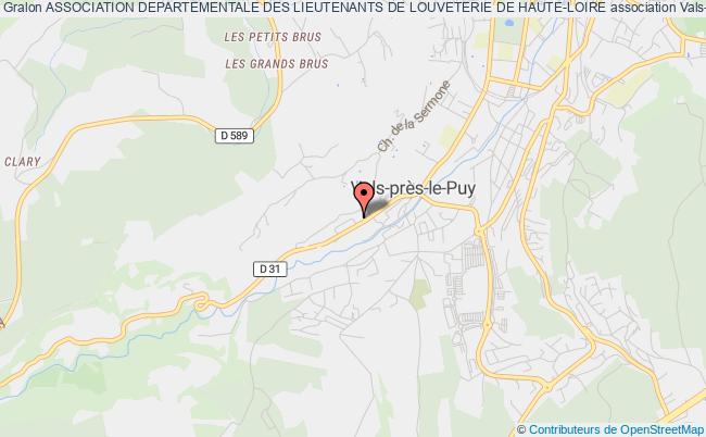 plan association Association Departementale Des Lieutenants De Louveterie De Haute-loire Vals-près-le-Puy