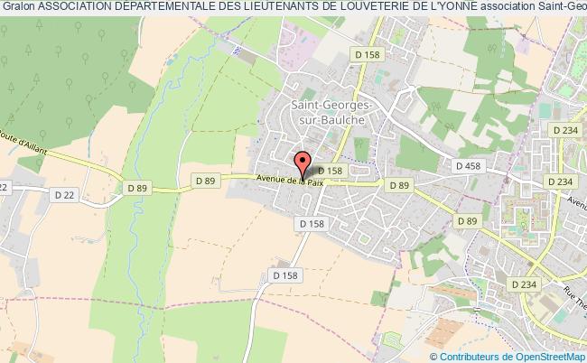 plan association Association DÉpartementale Des Lieutenants De Louveterie De L'yonne Saint-Georges-sur-Baulche