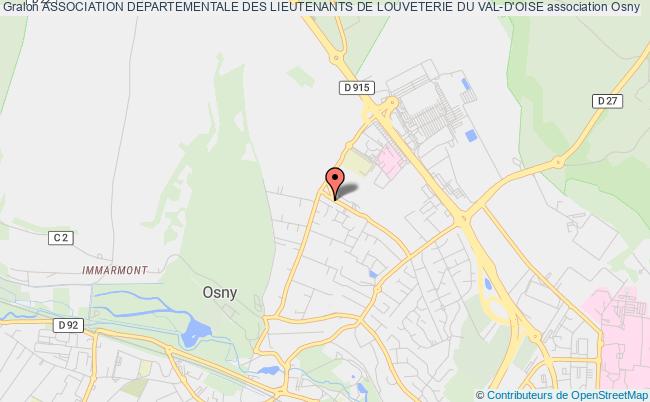 plan association Association Departementale Des Lieutenants De Louveterie Du Val-d'oise Osny