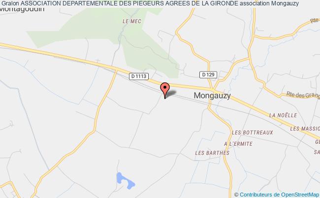 plan association Association Departementale Des Piegeurs Agrees De La Gironde Mongauzy