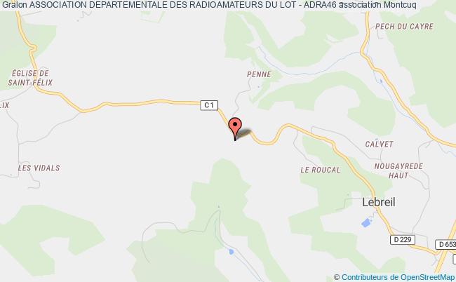 plan association Association Departementale Des Radioamateurs Du Lot - Adra46 Montcuq-en-Quercy-Blanc