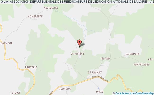 plan association Association Departementale Des Reeducateurs De L'education Nationale De La Loire   (a.d.r.e.n. 42) Saint-Maurice-en-Gourgois