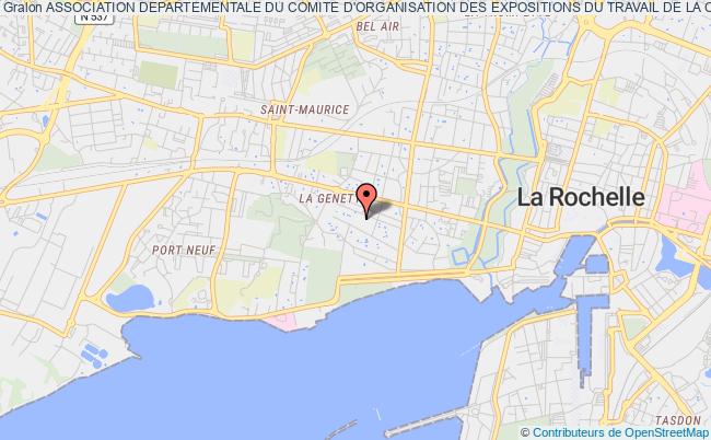plan association Association Departementale Du Comite D'organisation Des Expositions Du Travail De La Charente Maritime La    Rochelle