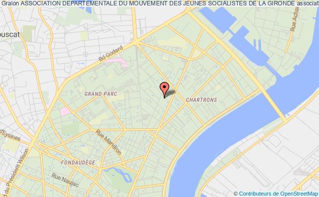 plan association Association Departementale Du Mouvement Des Jeunes Socialistes De La Gironde Bordeaux