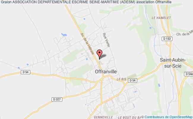 plan association Association Departementale Escrime Seine-maritime (adesm) Offranville