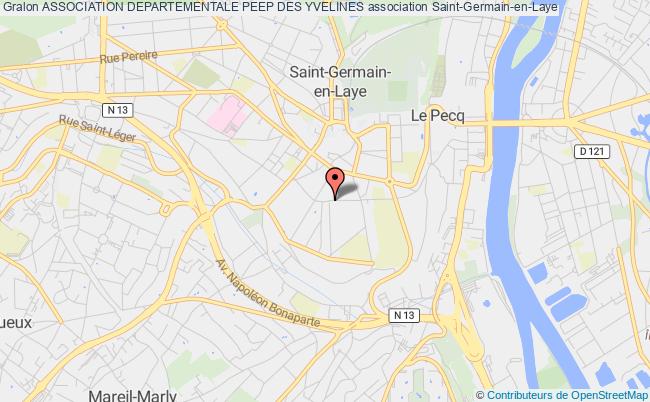 plan association Association Departementale Peep Des Yvelines Saint-Germain-en-Laye