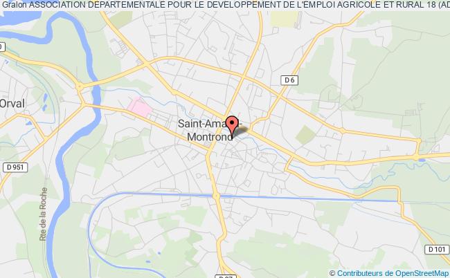 plan association Association Departementale Pour Le Developpement De L'emploi Agricole Et Rural 18 (addear 18) Saint-Amand-Montrond