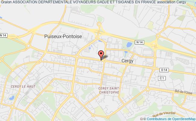 plan association Association Departementale Voyageurs Gadje Et Tsiganes En France Cergy