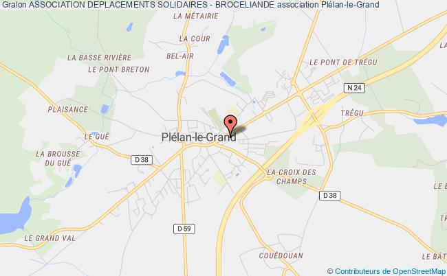 plan association Association Deplacements Solidaires - Broceliande Plélan-le-Grand
