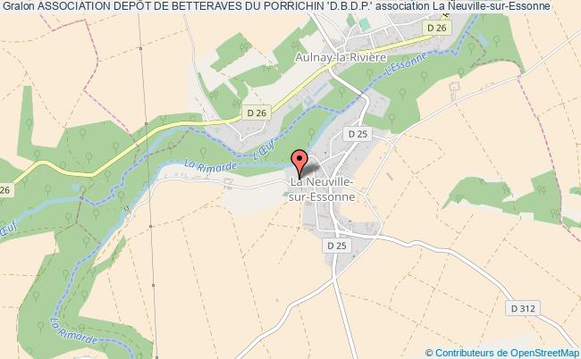 plan association Association DepÔt De Betteraves Du Porrichin 'd.b.d.p.' La    Neuville-sur-Essonne