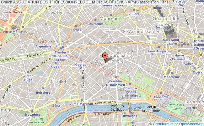 plan association Association Des  Professionnels De Micro-stations - Apms Paris