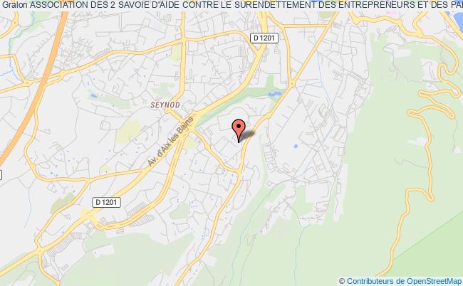 plan association Association Des 2 Savoie D'aide Contre Le Surendettement Des Entrepreneurs Et Des Particuliers Annecy