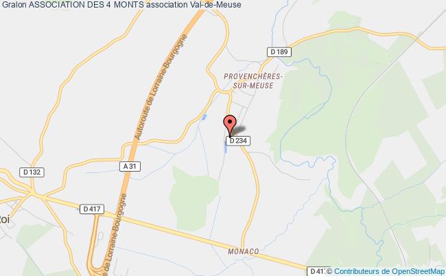 plan association Association Des 4 Monts Val-de-Meuse