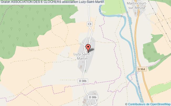 plan association Association Des 6 Clochers Luzy-Saint-Martin