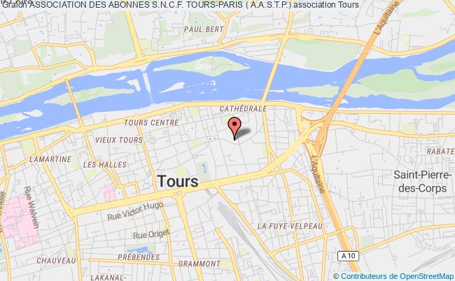 plan association Association Des Abonnes S.n.c.f. Tours-paris ( A.a.s.t.p.) Tours