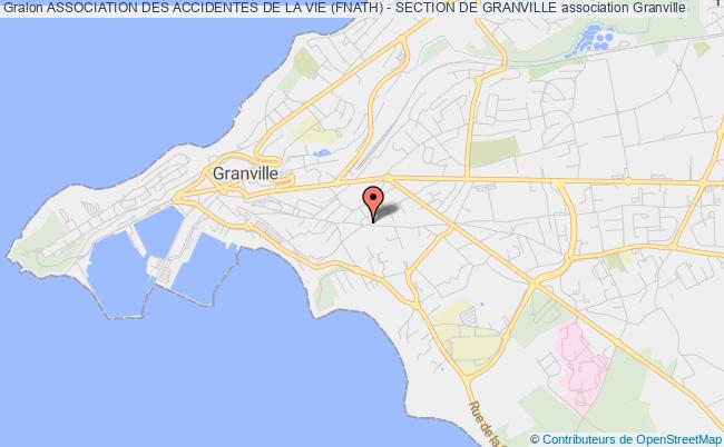 plan association Association Des Accidentes De La Vie (fnath) - Section De Granville Granville