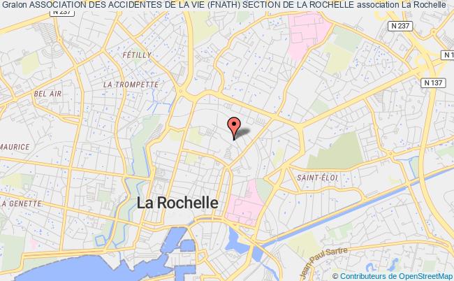 plan association Association Des Accidentes De La Vie (fnath) Section De La Rochelle La Rochelle