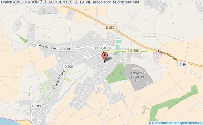 plan association Association Des Accidentes De La Vie Telgruc-sur-Mer