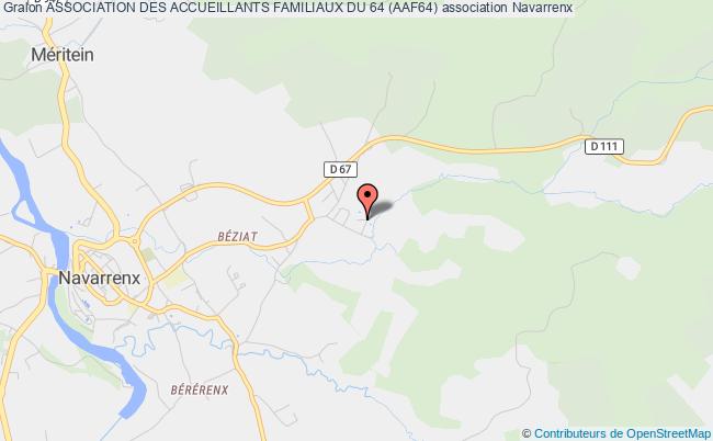 plan association Association Des Accueillants Familiaux Du 64 (aaf64) Navarrenx