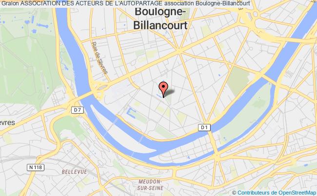 plan association Association Des Acteurs De L'autopartage Boulogne-Billancourt