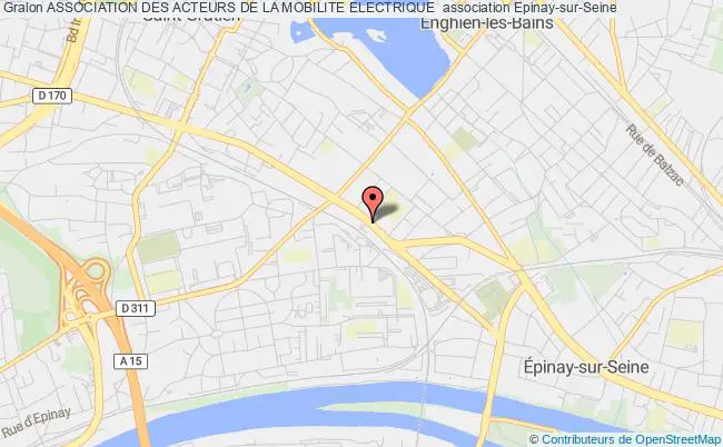 plan association Association Des Acteurs De La Mobilite Electrique  Épinay-sur-Seine